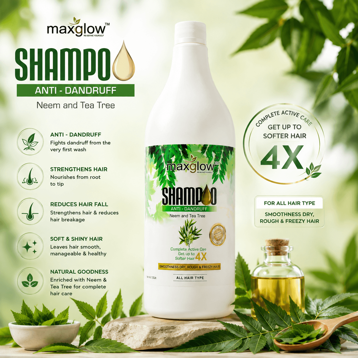NEEM & TEA TREE SHAMPOO